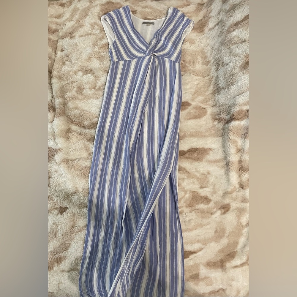 Women’s Blue and White striped dress